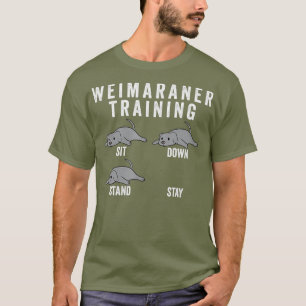 Camiseta Cão de Formação de Weimaraner