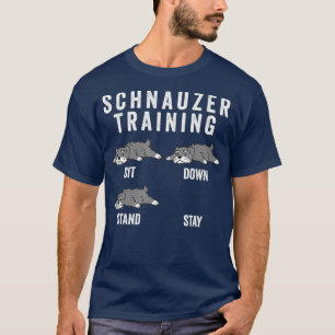Camiseta Cão de Formação Schnauzer