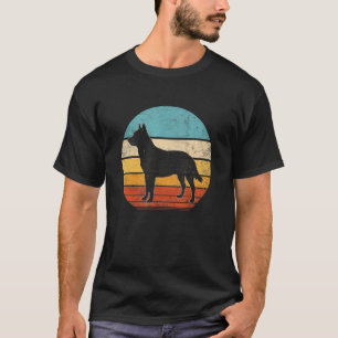 Camiseta Cão de Gado Australiano Blue Heeler Retro Vintage 