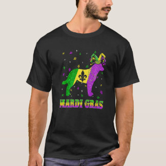 Camiseta Cão de Gado Australiano Palhaço do Carnaval de Mar