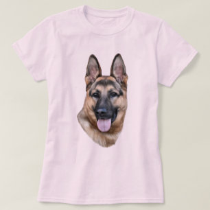 Camiseta Cão de german shepherd