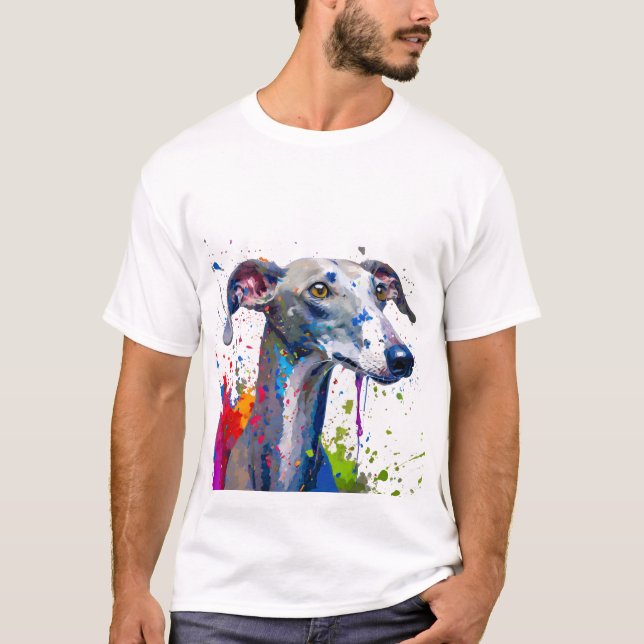 Camiseta Cão de Greyhound (Frente)