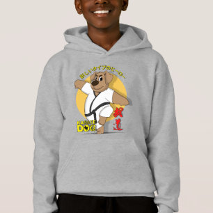 Camiseta Cão de Karate   Kids Hoodie