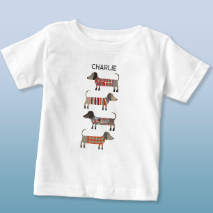 Camiseta Cão de linguiça de salsicha Dachshund Personalizad