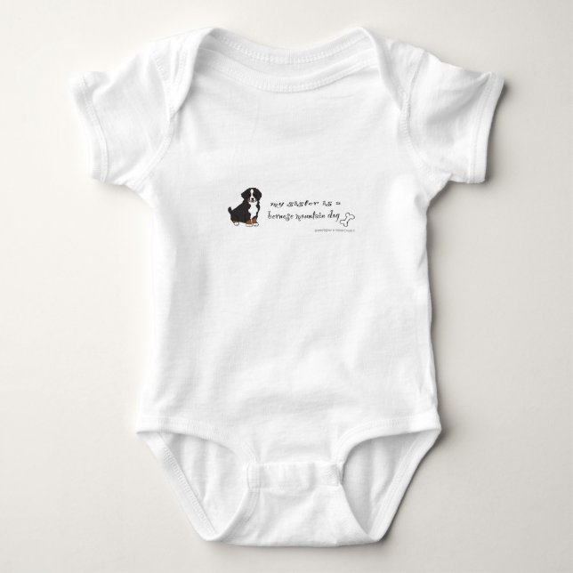 Camiseta cão de montanha bernês (Frente)
