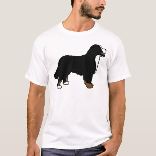 Camiseta Cão de montanha de Bernese Triclolor