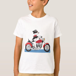 Camiseta Cão de Motociclismo