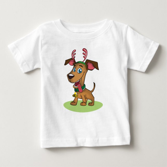 Camiseta Cão de Natal (Frente)