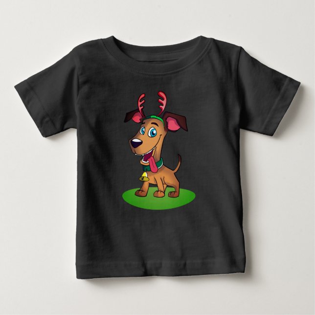 Camiseta Cão de Natal (Frente)