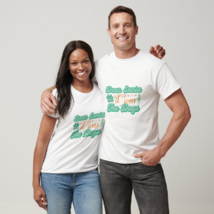 Camiseta Cão de Natal Festivo