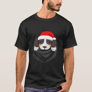 Camiseta Cão de Natal Pastoral Australiano Pastor