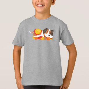 Camiseta Cão de outono, Cachorro Cachorro, Cachorro Cansado