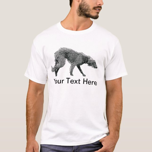 Camiseta Cão-De-Ovos-De-Bedlington (Frente)