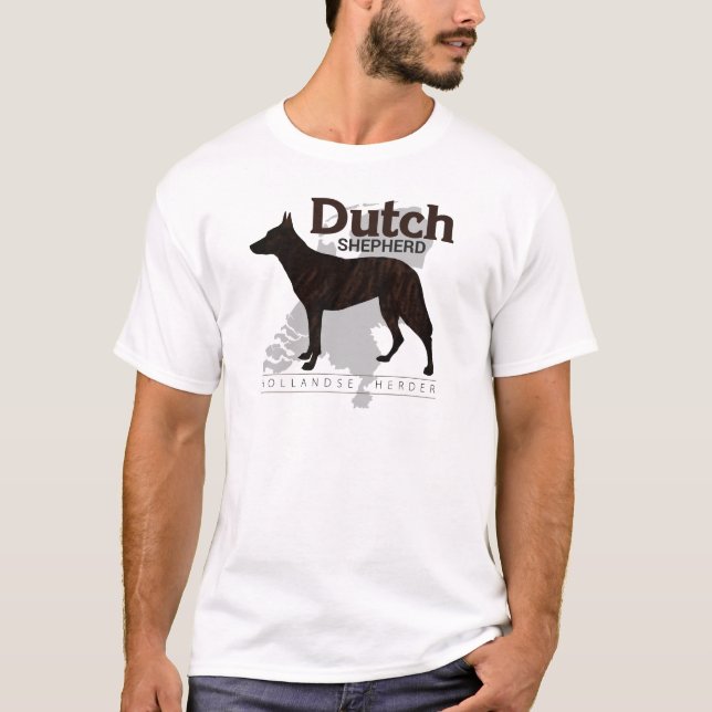 Camiseta Cão de pastor holandês (Frente)
