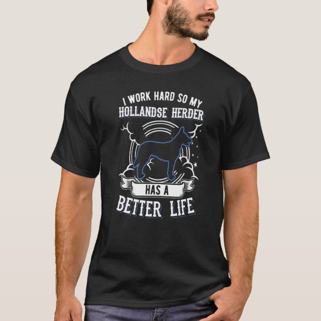 Camiseta Cão de Pastor Holandês (Frente)