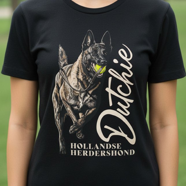 Camiseta Cão de Pastor Holandês - Hollandse Herdershond (Criador carregado)