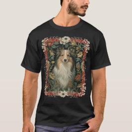 Camiseta Cão de Pastoreio Shetland Sheltie Vintage William 