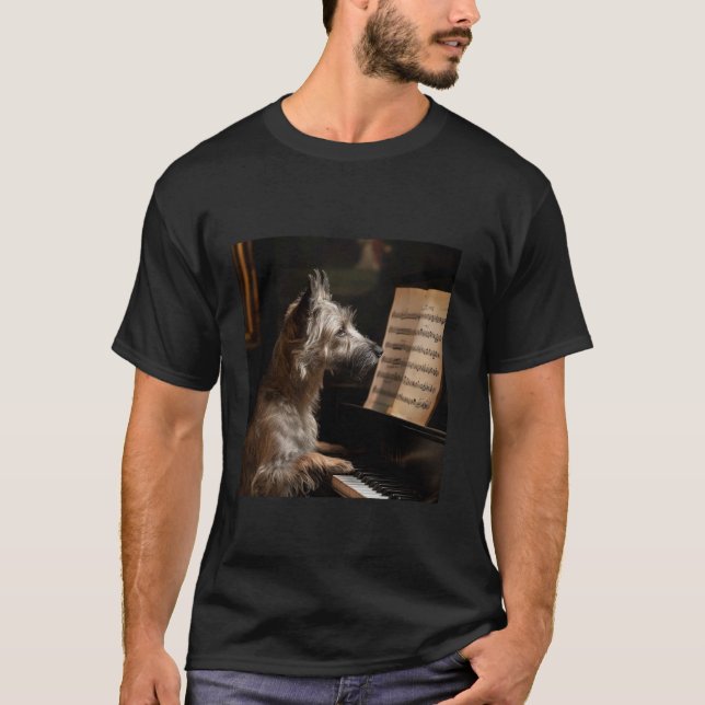 Camiseta Cão de Piano Berger Picard (Frente)
