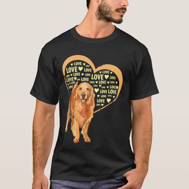 Camiseta Cão de Retriever de Ouro (Frente)