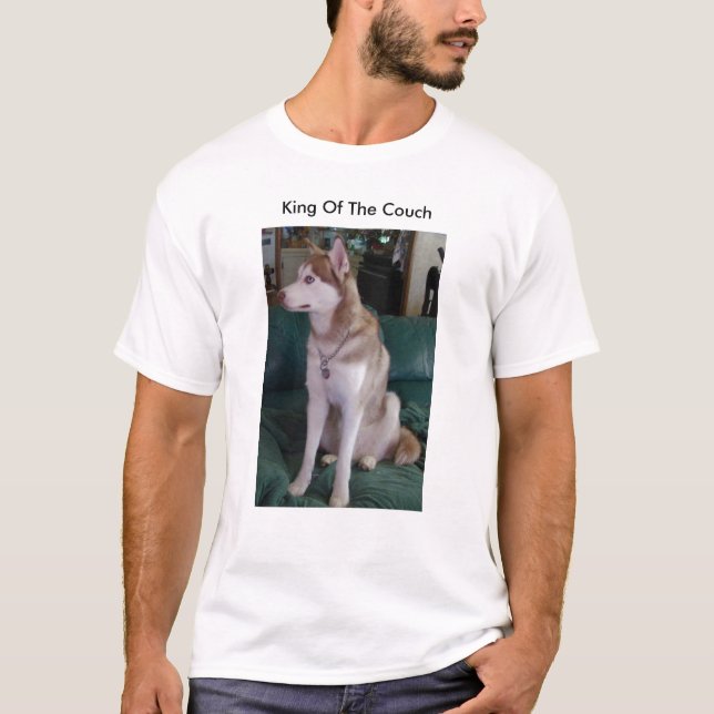 Camiseta Cão de Rory, rei Sofá (Frente)