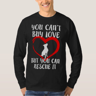 Camiseta Cão de Salvamento Pitbull Adotar Mães Enfiadas