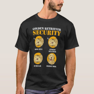 Camiseta Cão de Segurança Golden Retriever Golden Retriever