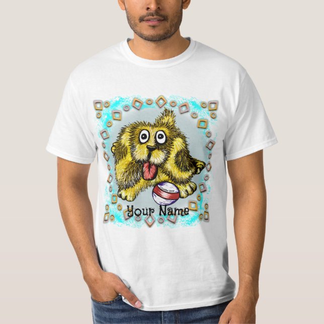 Camiseta Cão de Tempo de Reprodução (Frente)