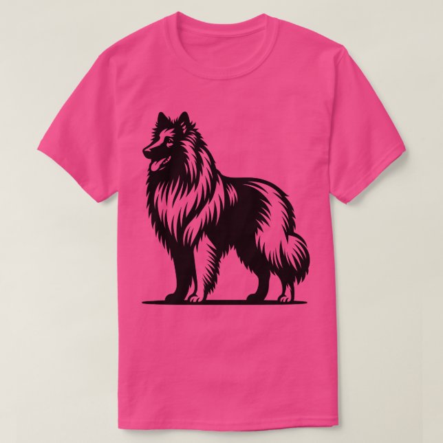 Camiseta Cão de Tervuren belga (Frente do Design)