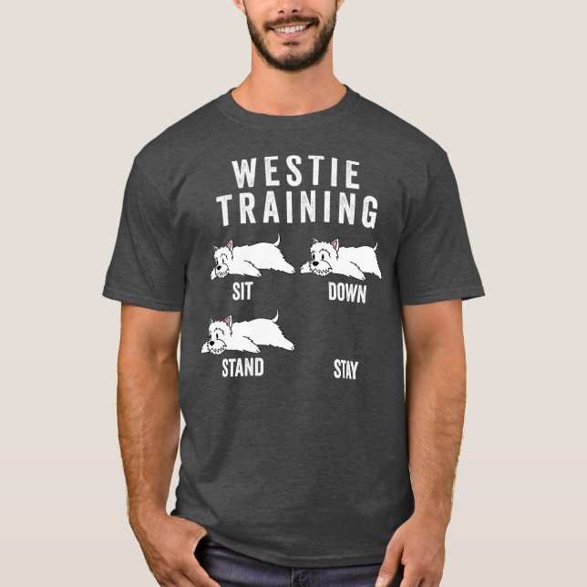 Camiseta Cão de Treinamento de Westie (Frente)