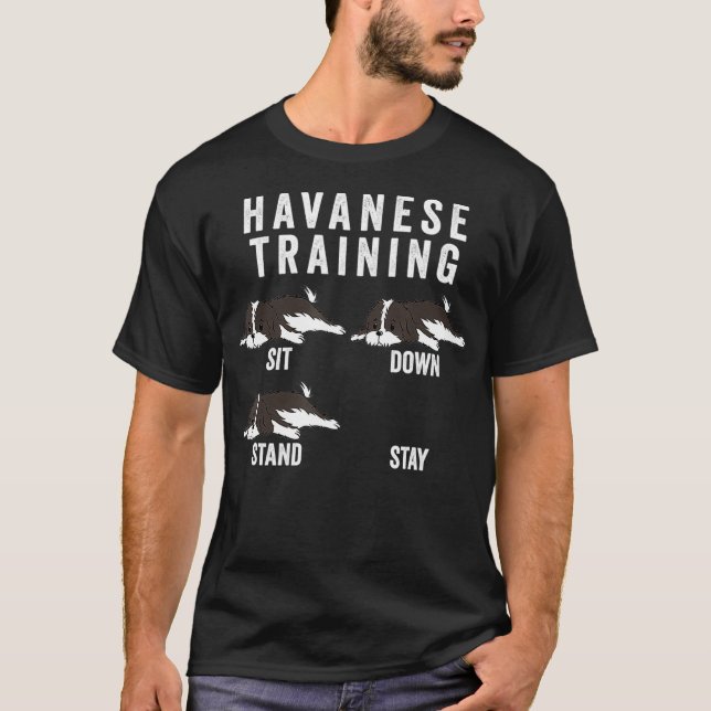 Camiseta Cão de Treinamento do Havanês (Frente)
