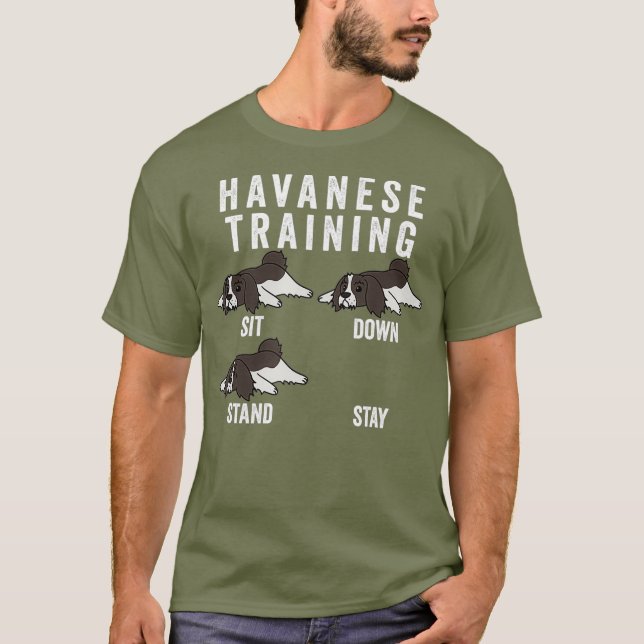 Camiseta Cão de Treinamento do Havanês (Frente)