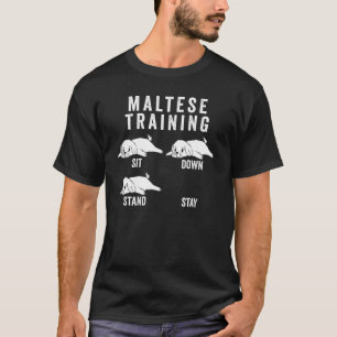 Camiseta Cão de Treinamento Maltês