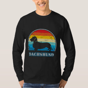 Camiseta Cão de Vintage com Dachshund Haired