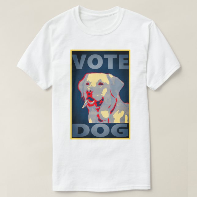 Camiseta Cão de Voto (Frente do Design)