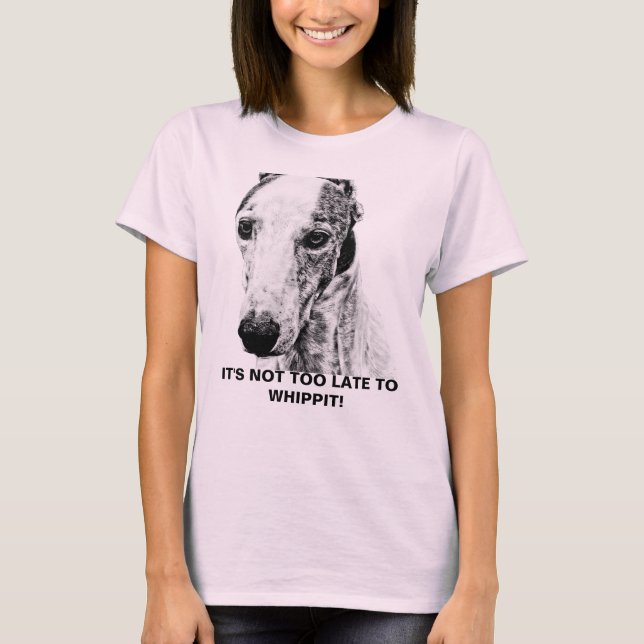 Camiseta Cão de Whippet (Frente)