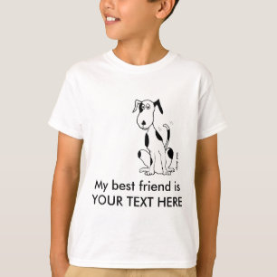 Camiseta Cão Deefa - Meu melhor amigo é SEU TEXTO AQUI