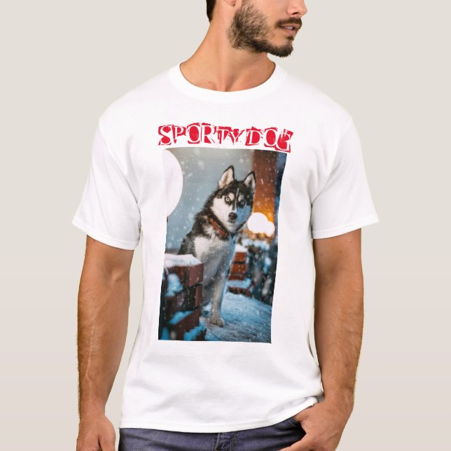 Camiseta cão desportivo  (Frente)