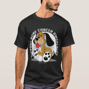 Camiseta Cão do cancer de osso