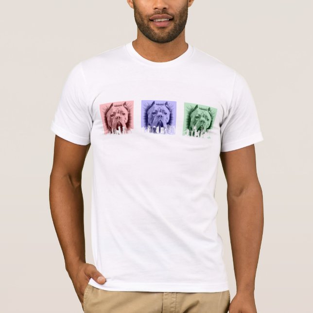 Camiseta Cão do corso do bastão (Frente)