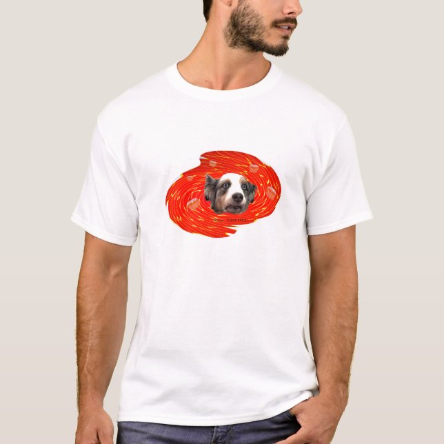 Camiseta cão do cupcake do hypno (Frente)