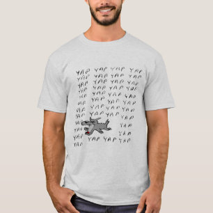 Camiseta Cão do descascamento