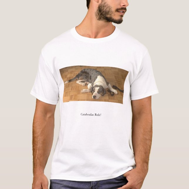 Camiseta Cão do leopardo de Catahoula (Frente)