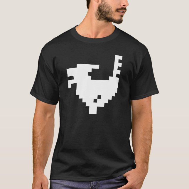 Camiseta Cão do pixel (Frente)