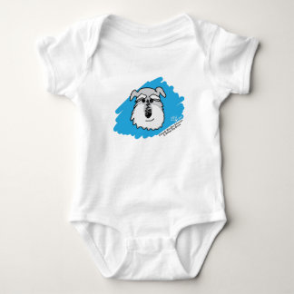 Camiseta Cão do Schnauzer - Bodysuit do bebê