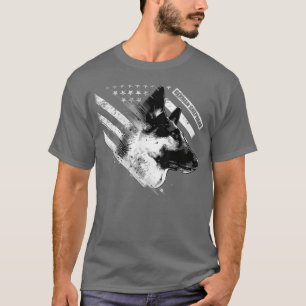 Camiseta cão do serviço de german shepherd