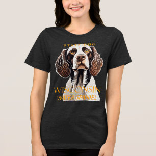 Camiseta Cão do Território de Wisconsin O Spaniel de Água  
