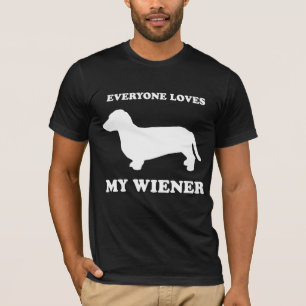CAMISETA CÃO DO WIENER: TODOS AMA MEU WIENER