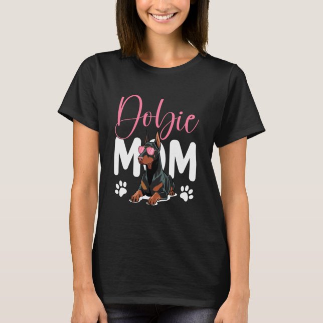 Camiseta Cão Doberman Pinscher (Frente)
