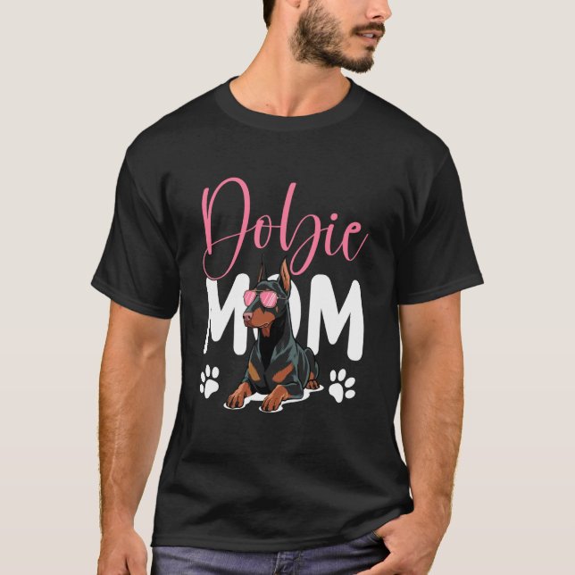 Camiseta Cão Dobermann Pinscher (Frente)