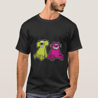 Camiseta Cão e Gato